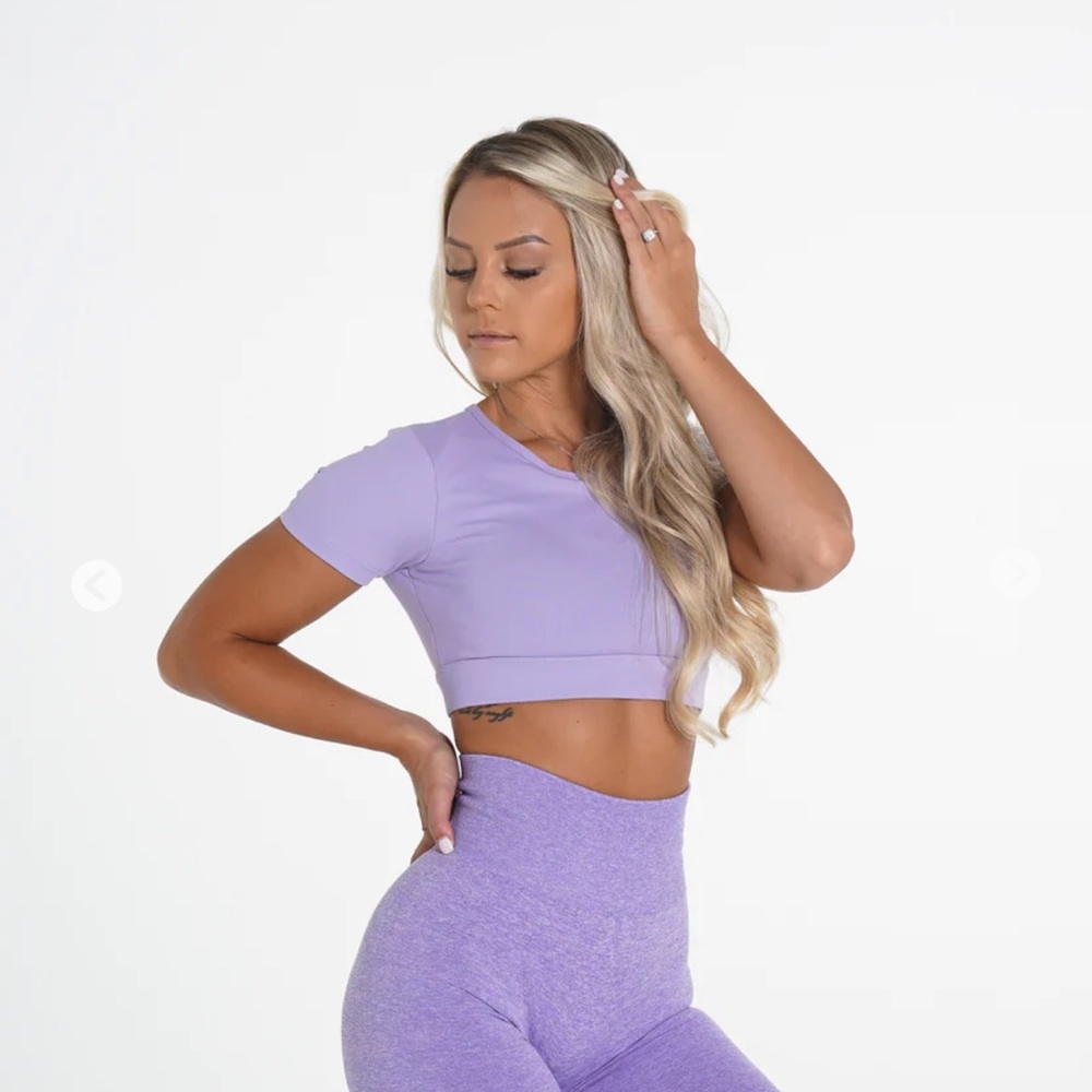 NVGTN Lilac open back tee